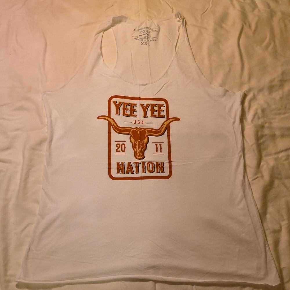 Yee Yee Nation Women's White Tank Top